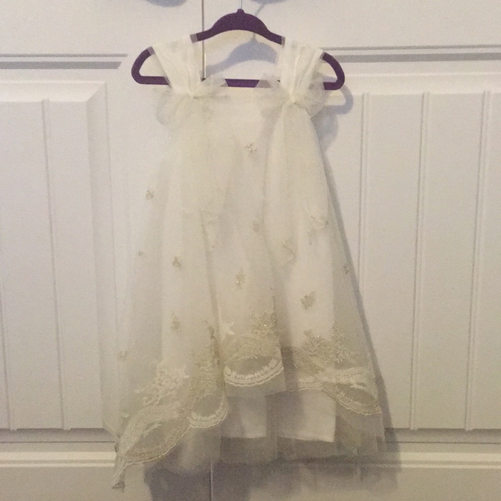 EUC Blink Blank Shiffon dress for girl 4-5 years